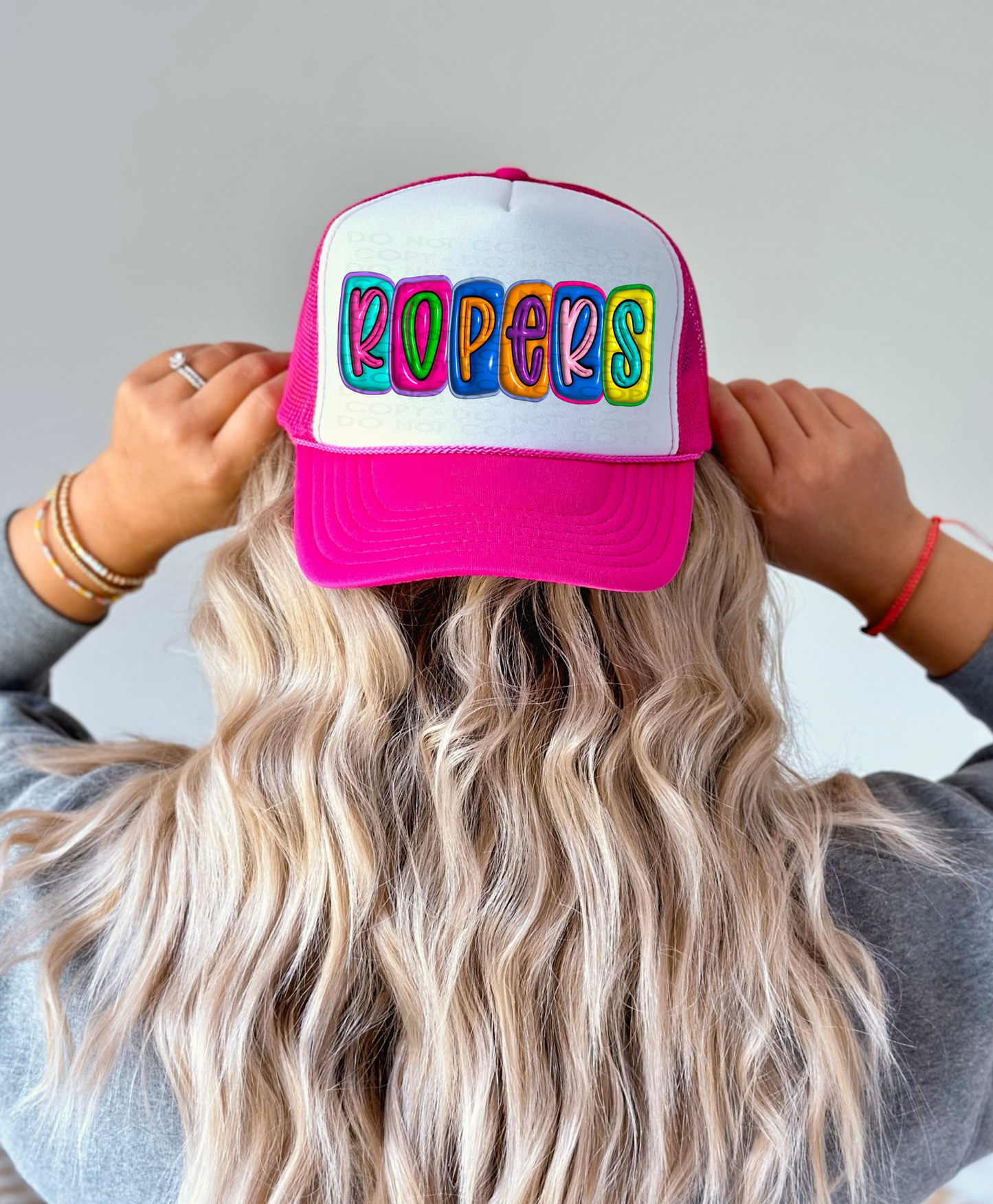 DTF ROPERS 3D INFLATED LETTERS TRANSFER