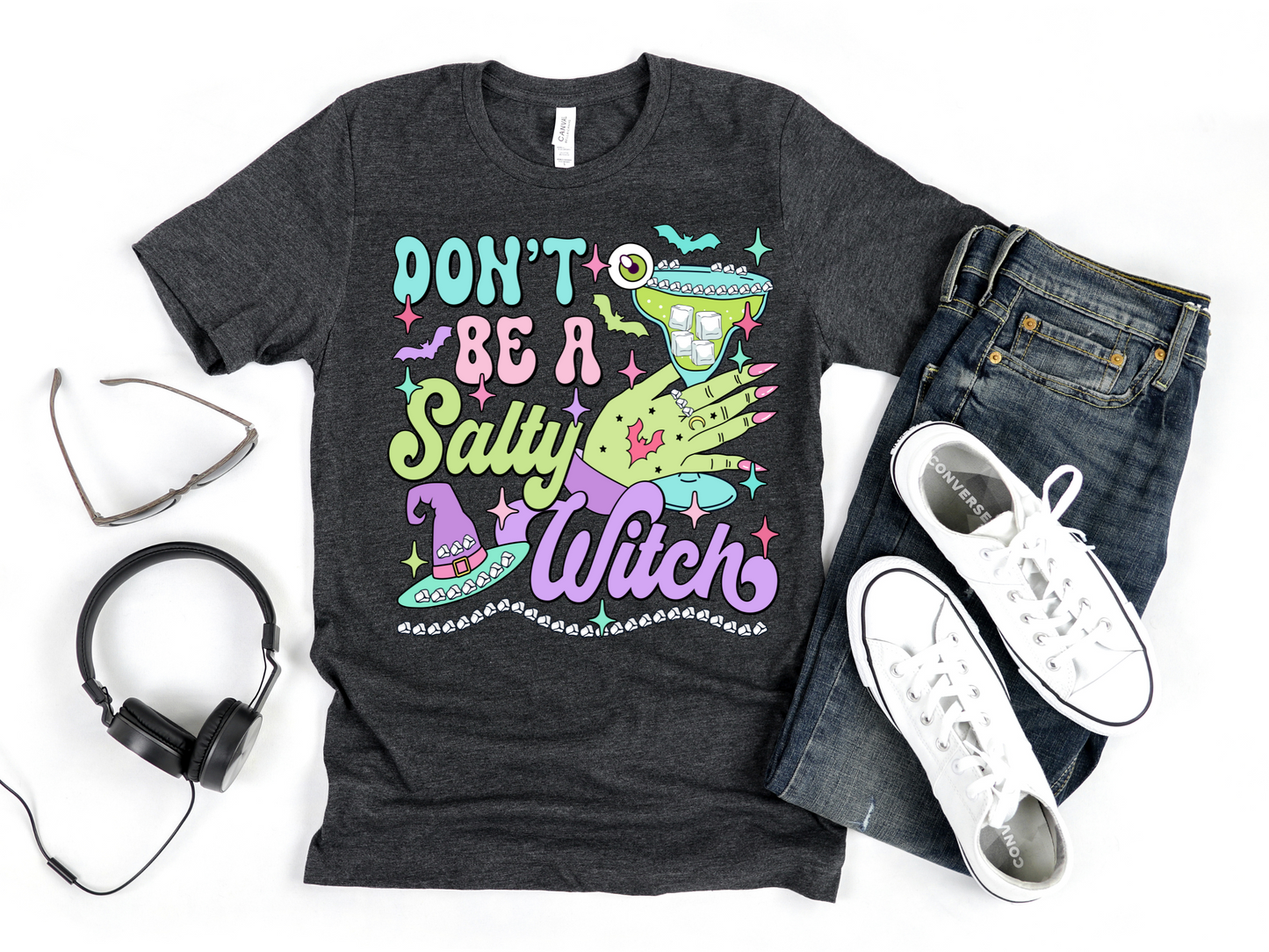 DTF SALTY WITCH HALLOWEEN PRINT TRANSFER