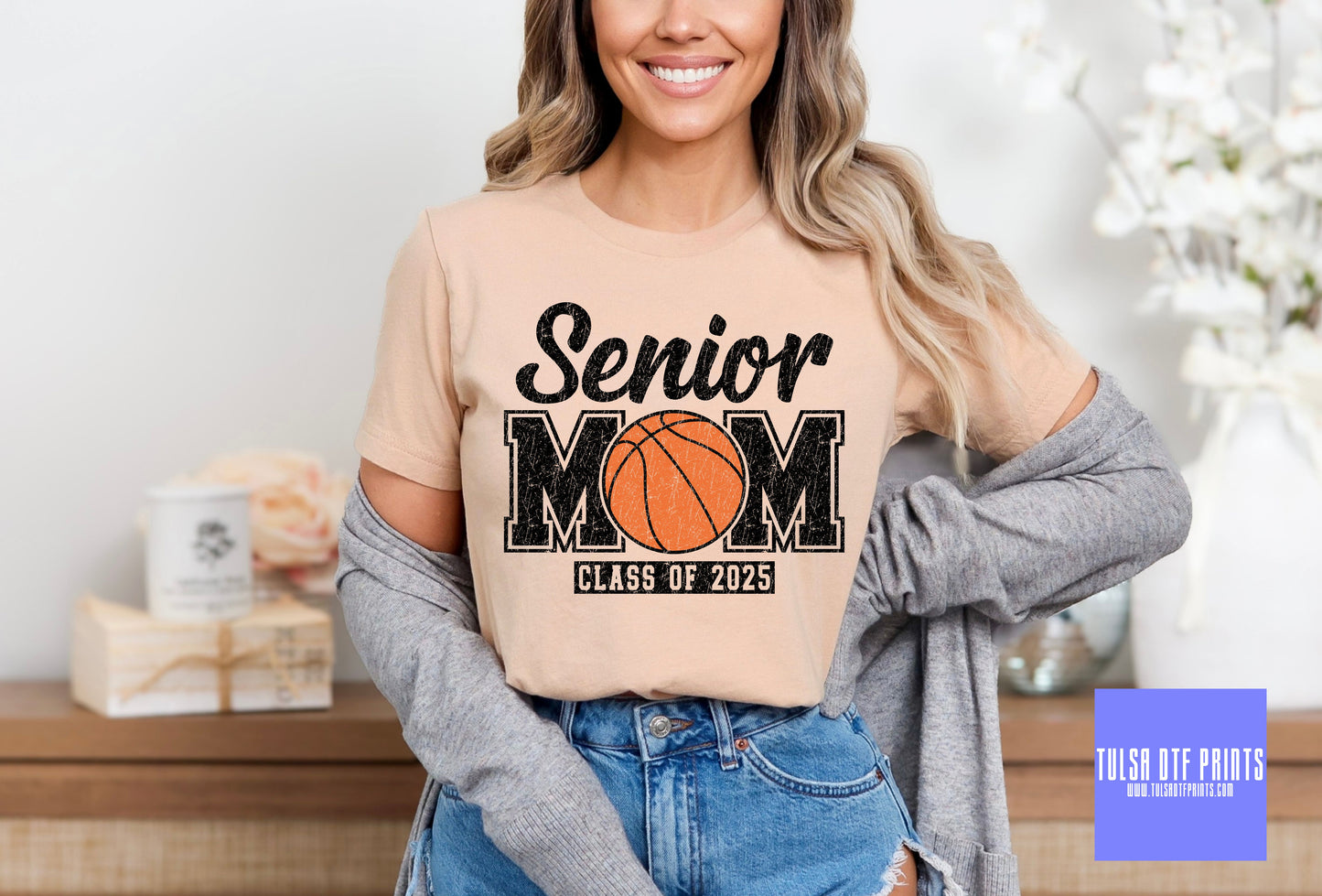 DTF SENIOR BASKETBALL MOM 2025 TRANSFER