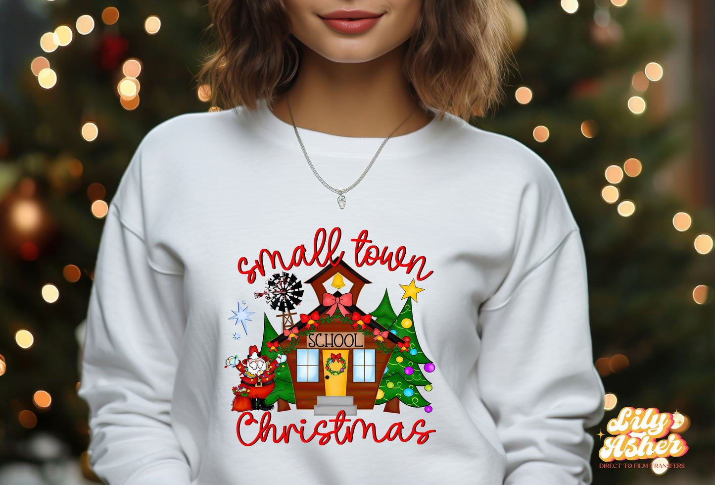 DTF SMALL CHRISTMAS SCHOOL TRANSFER