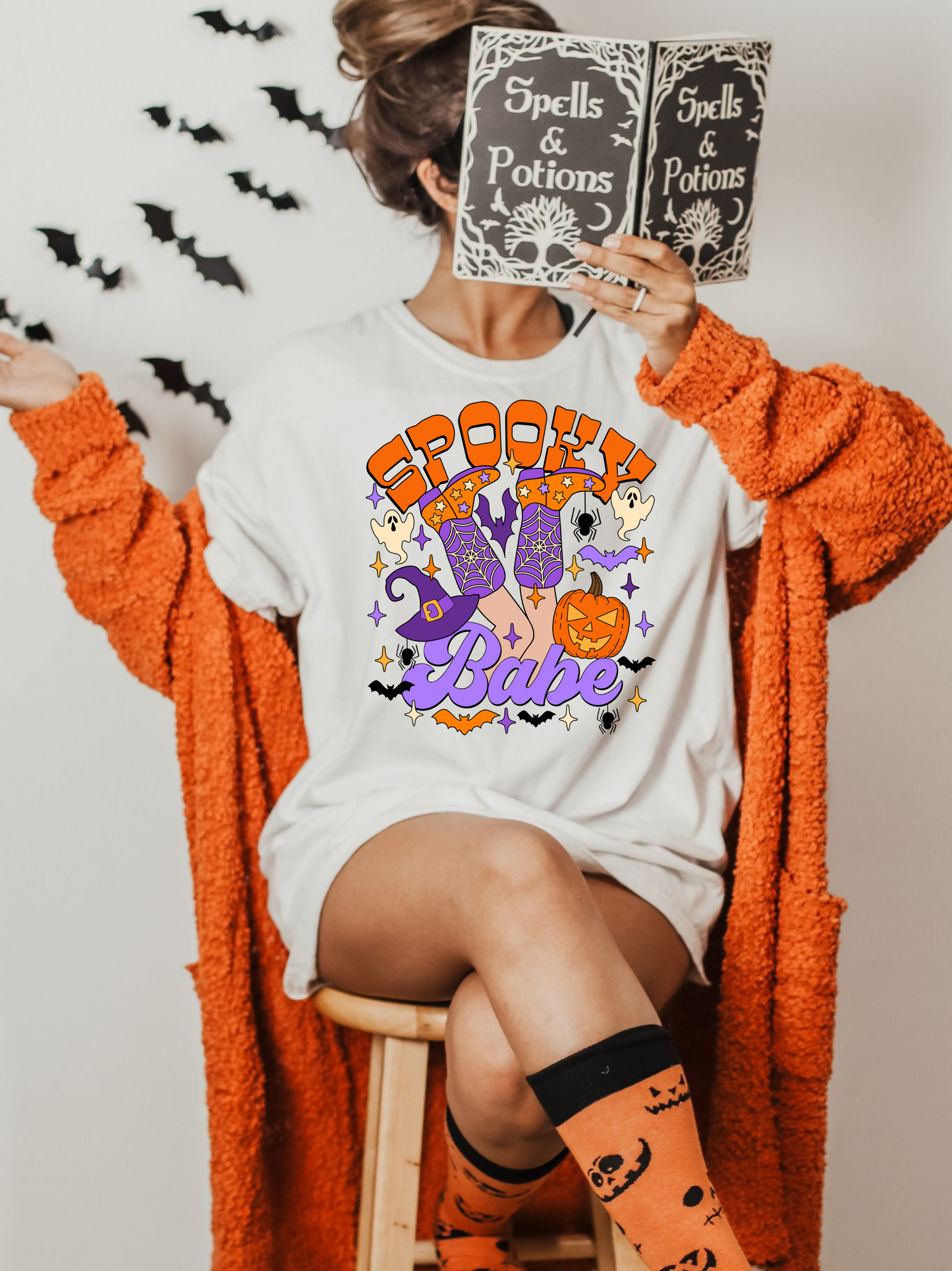 DTF SPOOKY BABE HALLOWEEN PRINT TRANSFER