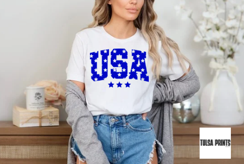 DTF USA STARS TRANSFER