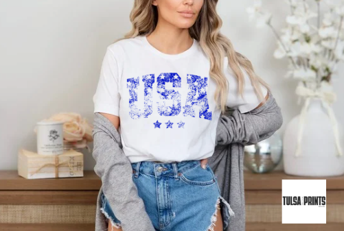 DTF USA STARS TRANSFER
