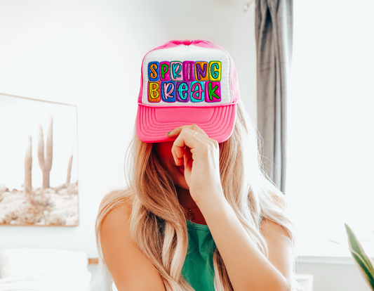 DTF SPRING BREAK 3D INFLATED LETTERS TRANSFER