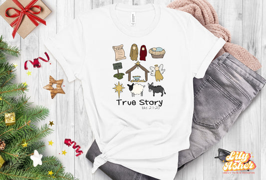 DTF TRUE STORY NATIVITY SCENE TRANSFER
