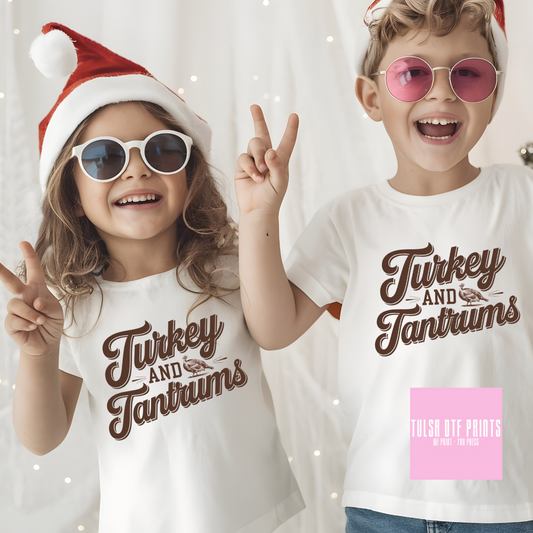 DTF TURKEY & TANTRUMS TRANSFER