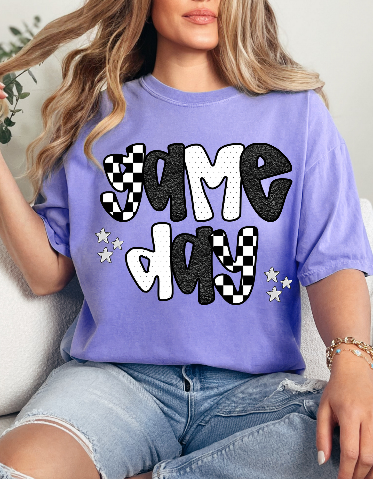 DTF GAME DAY BRUSHSTROKE (MULITPLE COLORS) TRANSFER