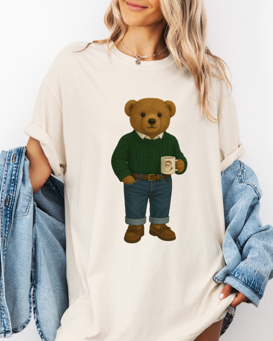 DTF BEAR AND SANTA MUG TRANSFER