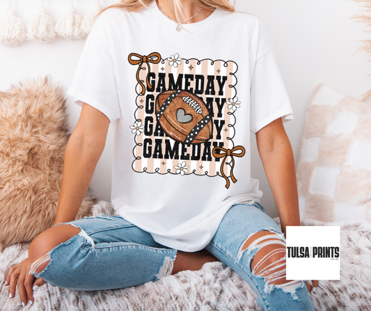 DTF GIRLY GAMEDAY VIBES TRANSFER