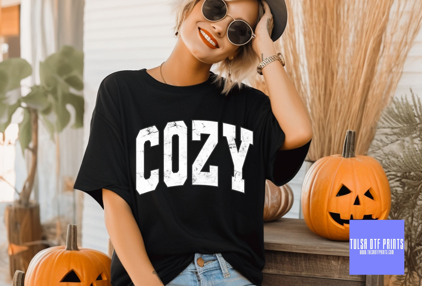 DTF WORN VARSITY COZY TRANSFER