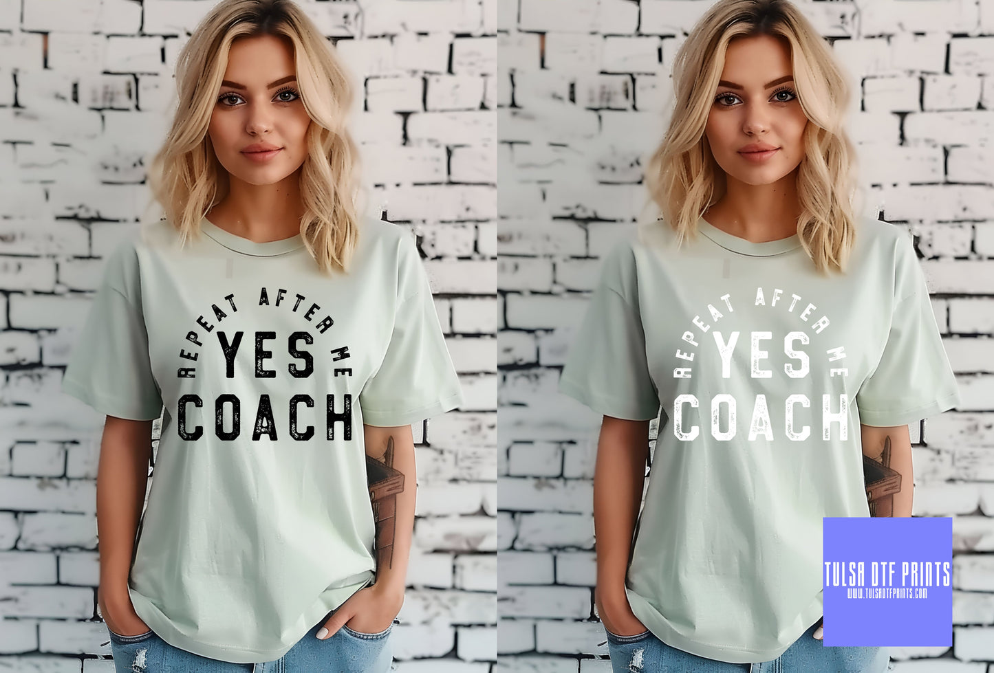 DTF YES COACH ROUGH (2 COLORS AVAILABLE) TRANSFER