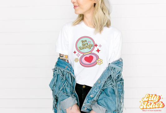 DTF YOU ARE ENOUGH COMPACT MIRROR TRANSFER