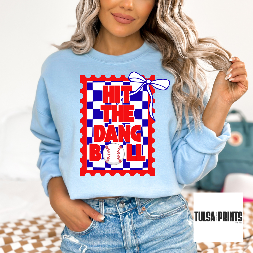 DTF HIT THE BASEBALL TRANSFER