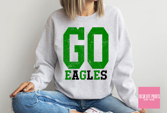 DTF GO EAGLES GREEN/BLK GAME DAY TRANSFER