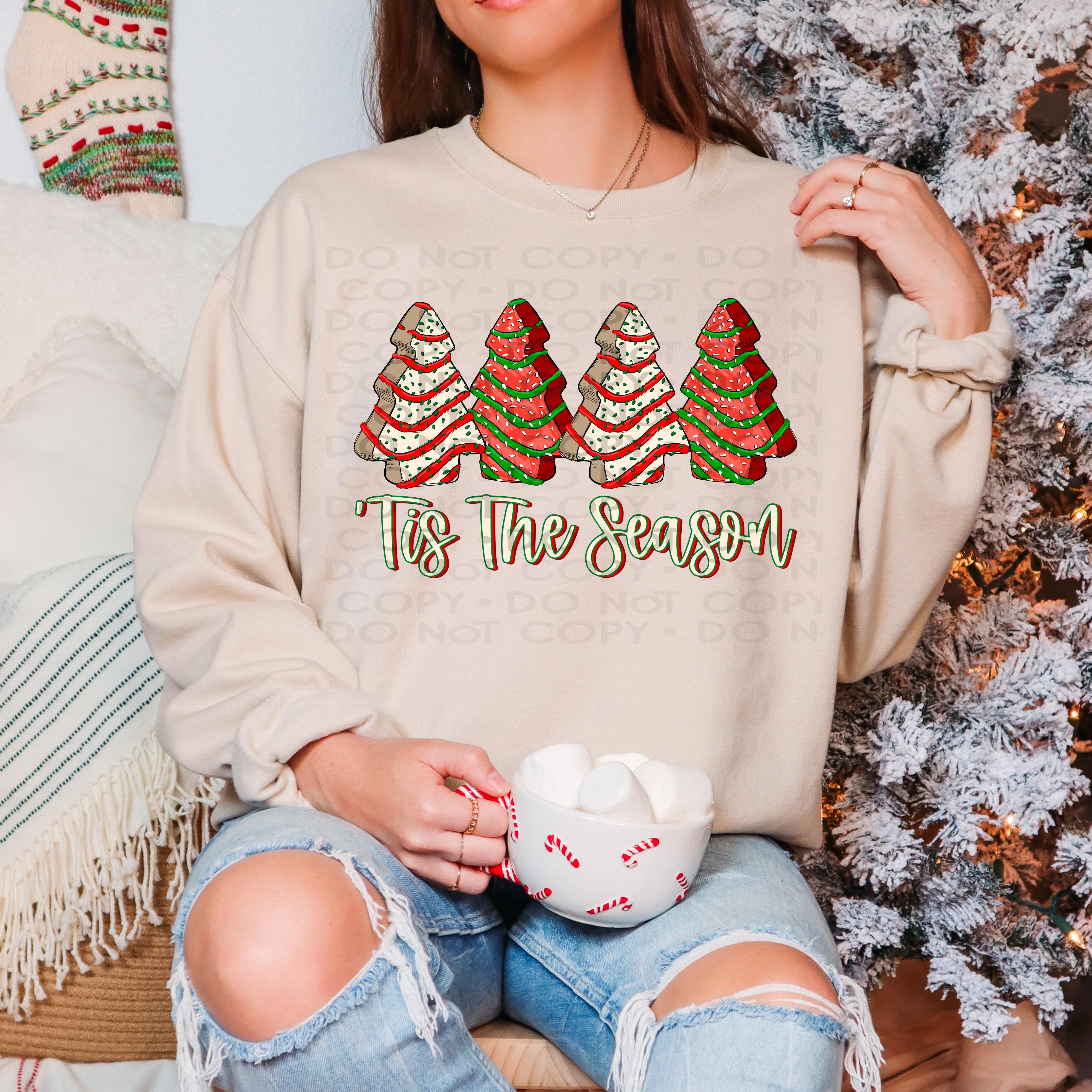 DTF CHRISTMAS TREE CAKES TRANSFER – Tulsa DTF Prints