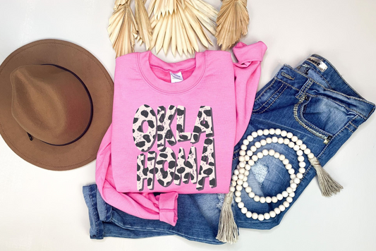 DTF BOHO OKLAHOMA DALMATIAN PRINT TRANSFER