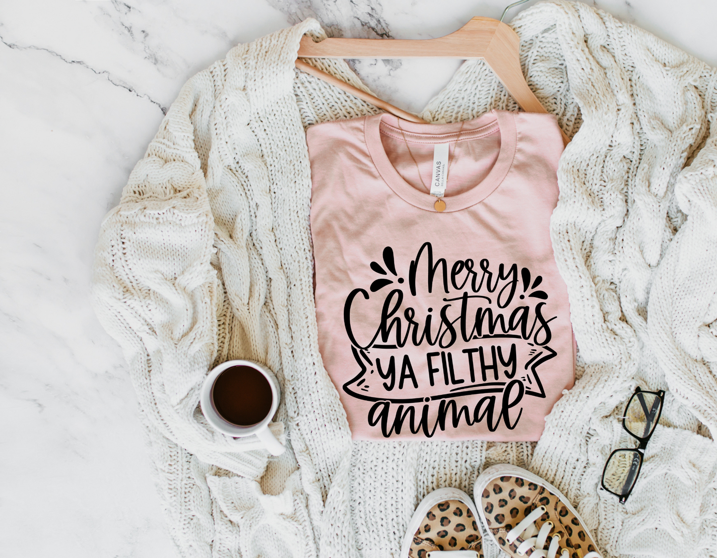DTF MERRY CHRISTMAS YA' FILTHY ANIMAL SCRIPT TRANSFER