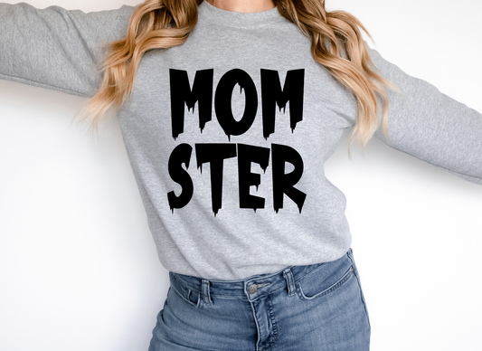 DTF MOMSTER BLACK TRANSFER