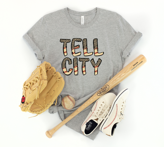 DTF TELL CITY LEO/VINTAGE BASEBALL TRANSFER