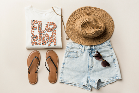 DTF FLORIDA BOHO LEOPARD TRANSFER