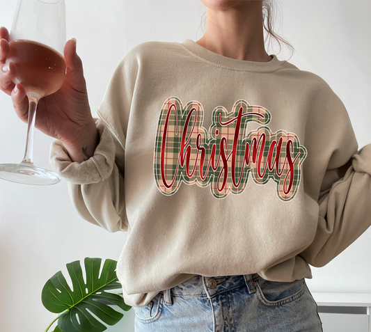 DTF CHRISTMAS SCRIPT PAID AND RED FOIL TRANSFER