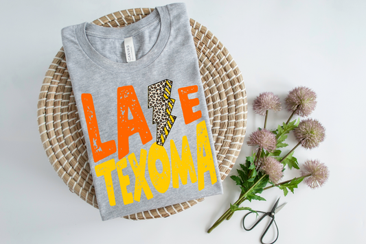 DTF LAKE TEXOMA ORANGE/YELLOW LB TRANSFER