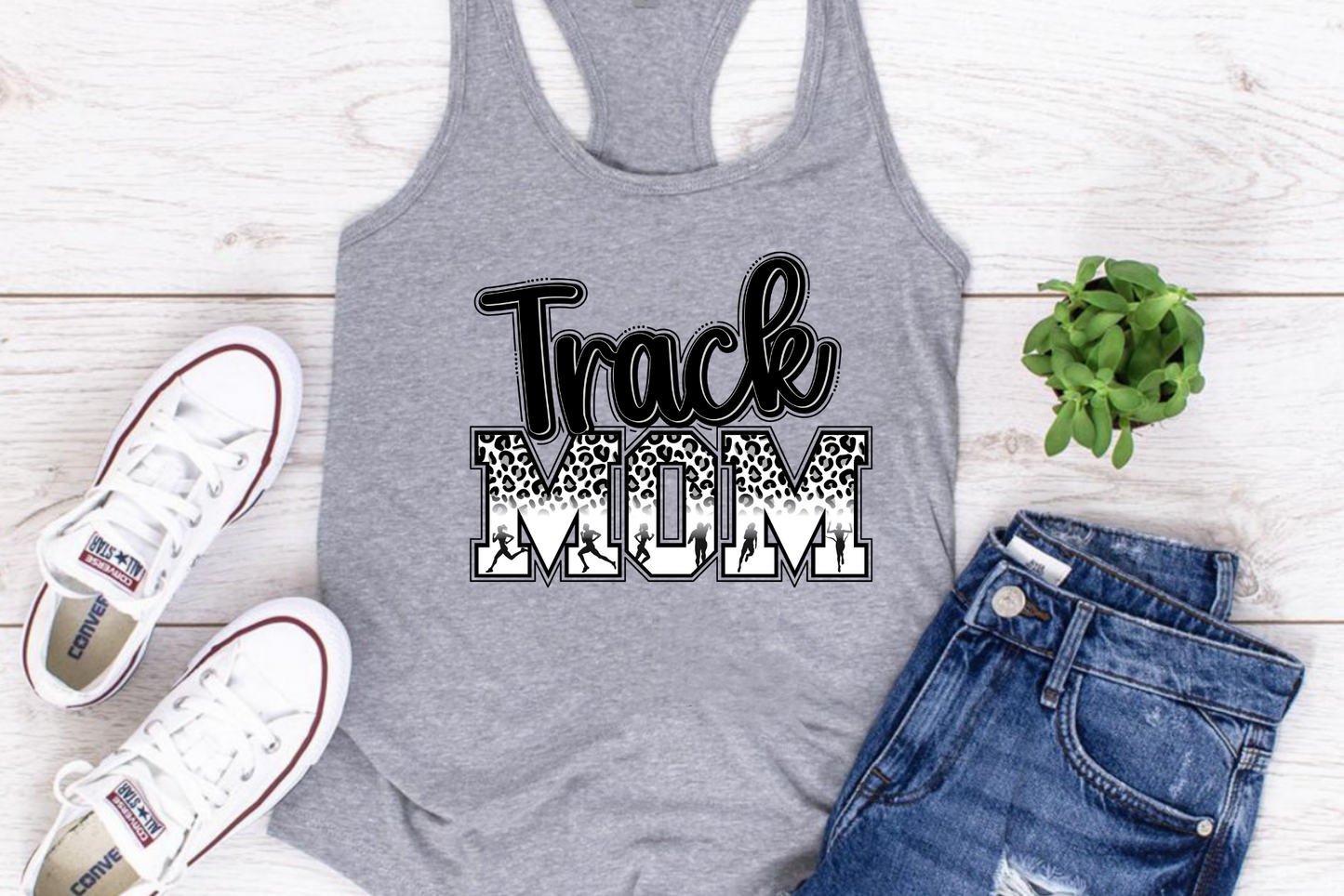 DTF TRACK MOM BLACK TRANSFER