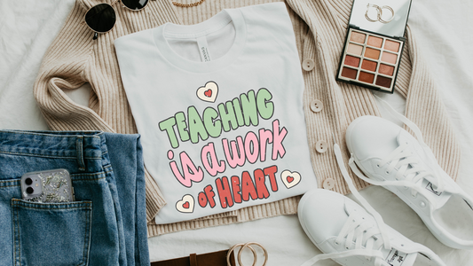 DTF TEACHING IS A WORK OF HEART (Script) TRANSFER