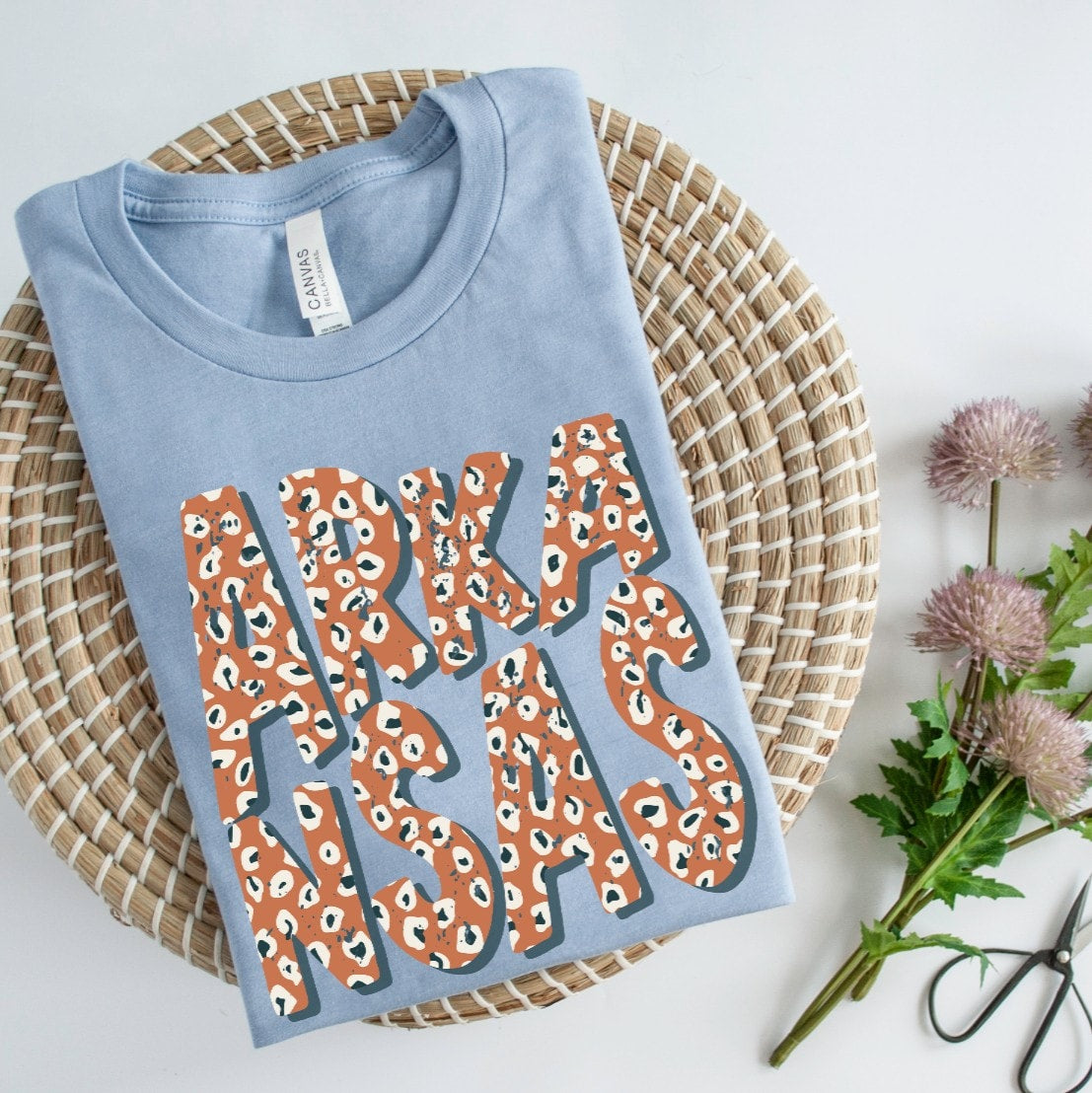 DTF ARKANSAS BOHO LEOPARD TRANSFER
