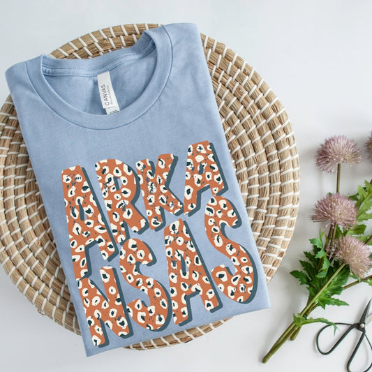 DTF ARKANSAS BOHO LEOPARD TRANSFER