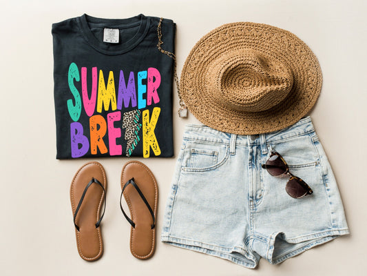 DTF SUMMER BREAK MULTICOLOR LB TRANSFER
