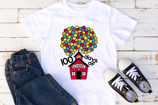 DTF 100 DAYS OF SCHOOL - SCHOOL HOUSE TRANSFER