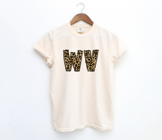 DTF WV LEOPARD/GLITTER GOLD TRANSFER