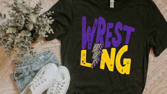 DTF WRESTLING PURPLE/YELLOW LB TRANSFER