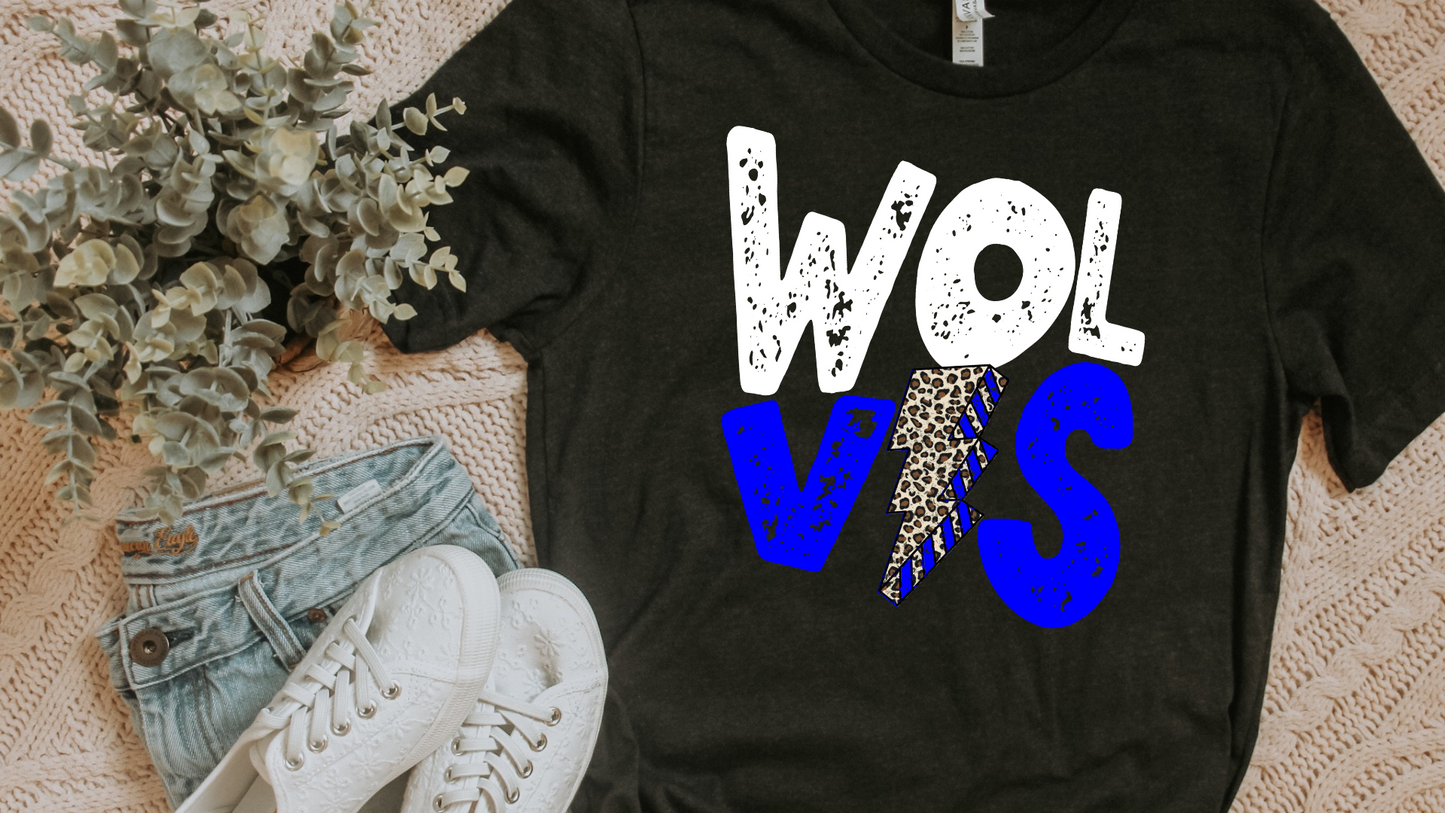 DTF WOLVES WHITE/ROYAL LB TRANSFER