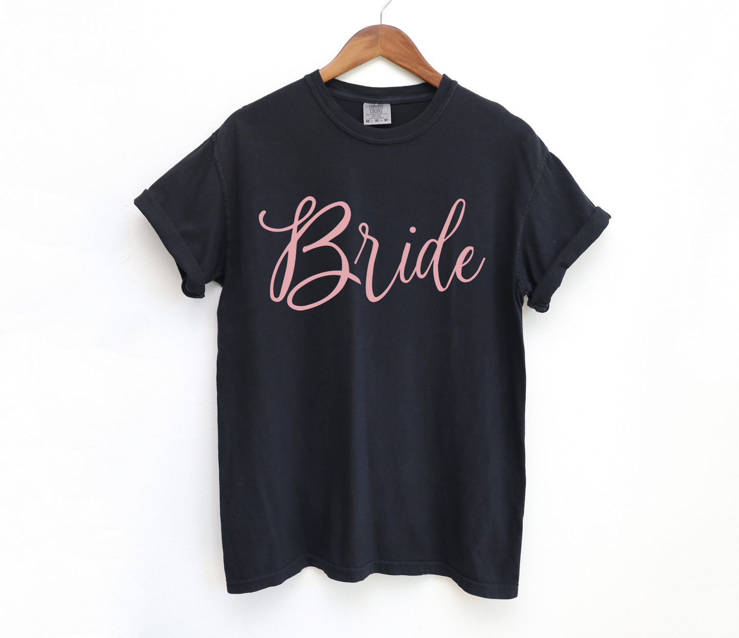 DTF BRIDE PINK SCRIPT TRANSFER