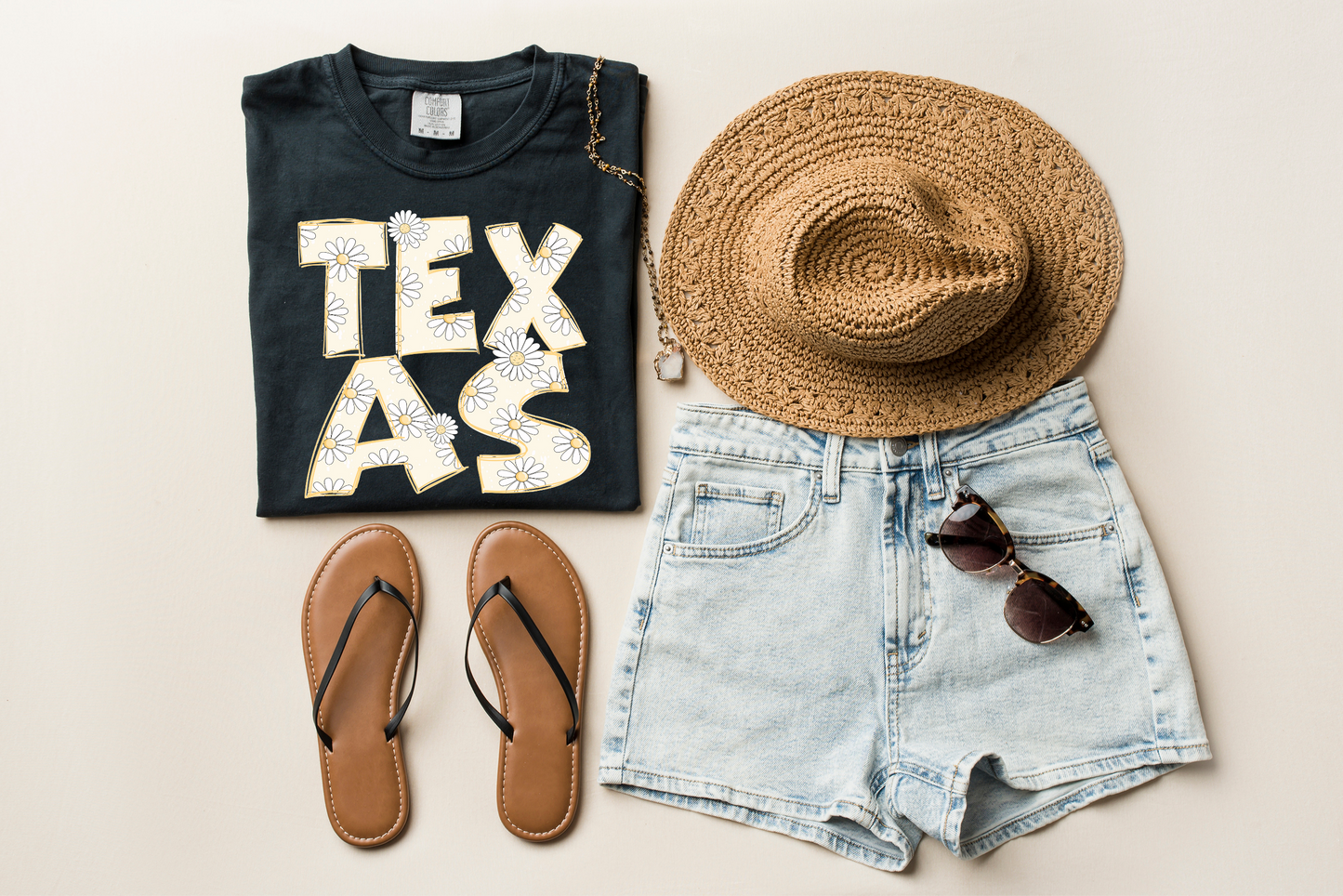 DTF TEXAS YELLOW DAISY TRANSFER