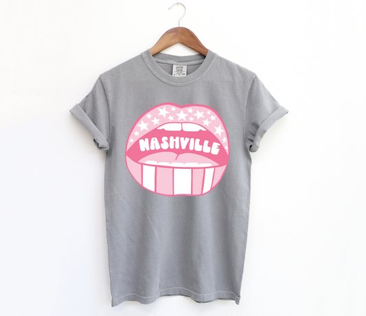 DTF NASHVILLE PINK/WHITE LIPS REG TRANSFER