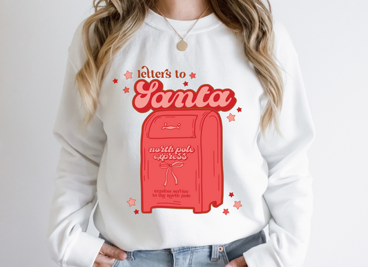 DTF LETTERS TO SANTA TRANSFER