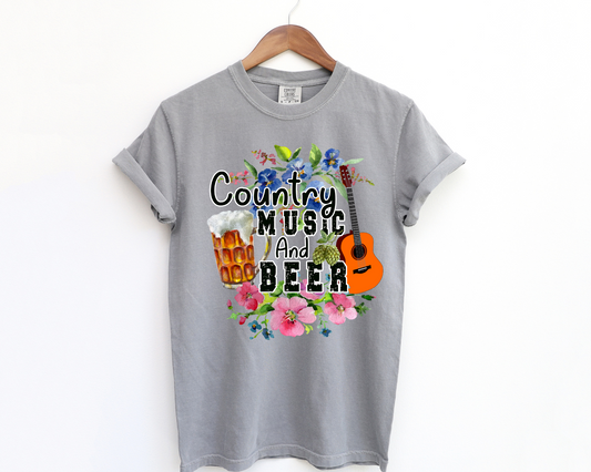 DTF COUNTRY MUSIC & BEER TRANSFER
