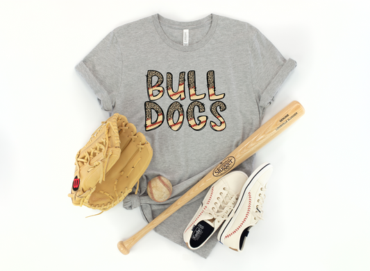 DTF BULLDOGS LEO/VINTAGE BASEBALL TRANSFER