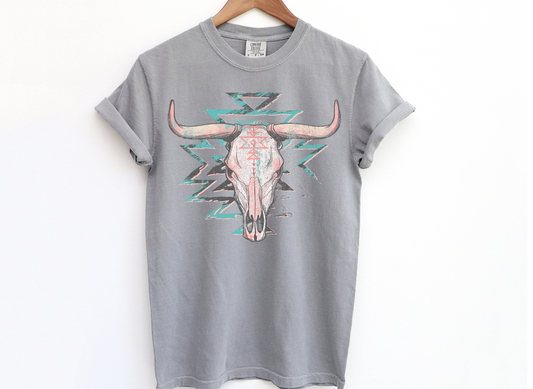 DTF WESTERN SKULL TRANSFER