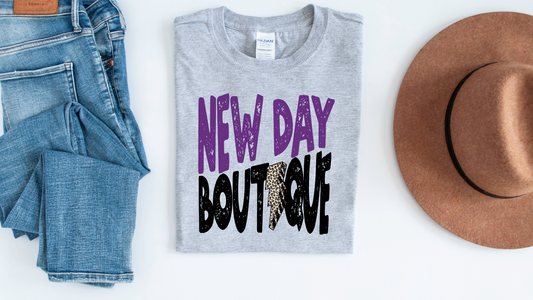 DTF NEW DAY BOUTIQUE PURPLE/BL LB TRANSFER