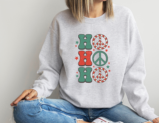 DTF HO HO HO PEACE DISTRESSED TRANSFER