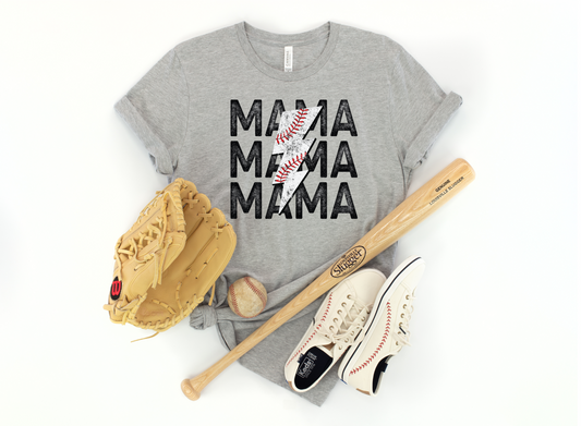 DTF MAMA STACKED BASEBALL LB TRANSFER