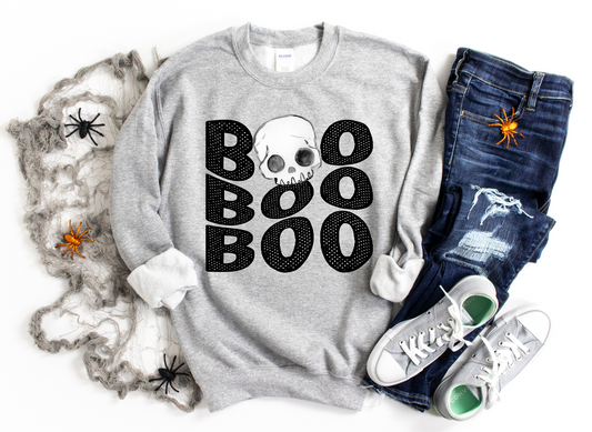 DTF BOO WAVY SKELTON TRANSFER