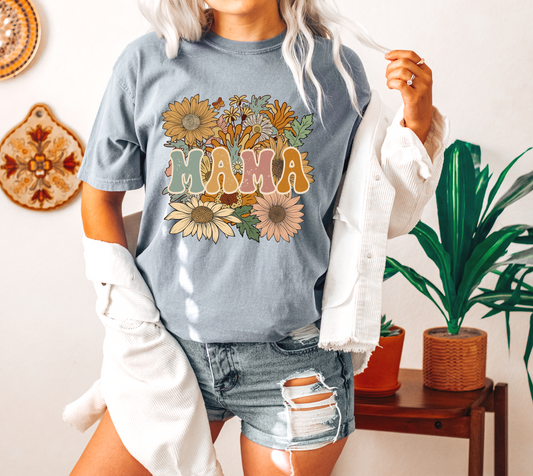 DTF FLORAL MAMA TRANSFER