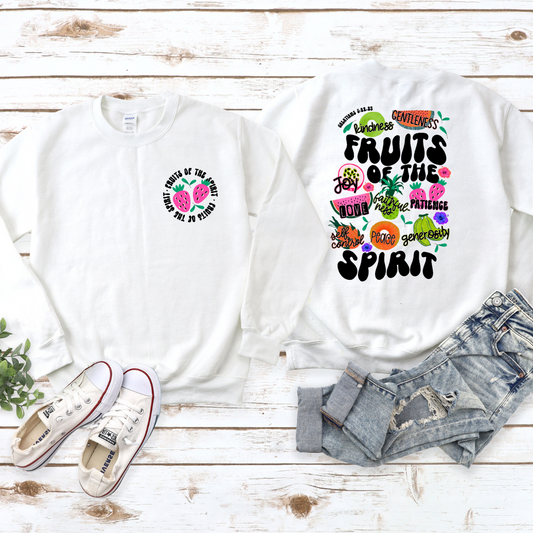 DTF FRUITS OF THE SPIRIT W/ POCKET TRANSFER