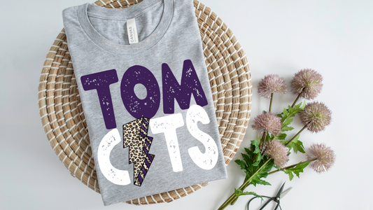 DTF TOMCATS PURPLE/WH LB TRANSFER