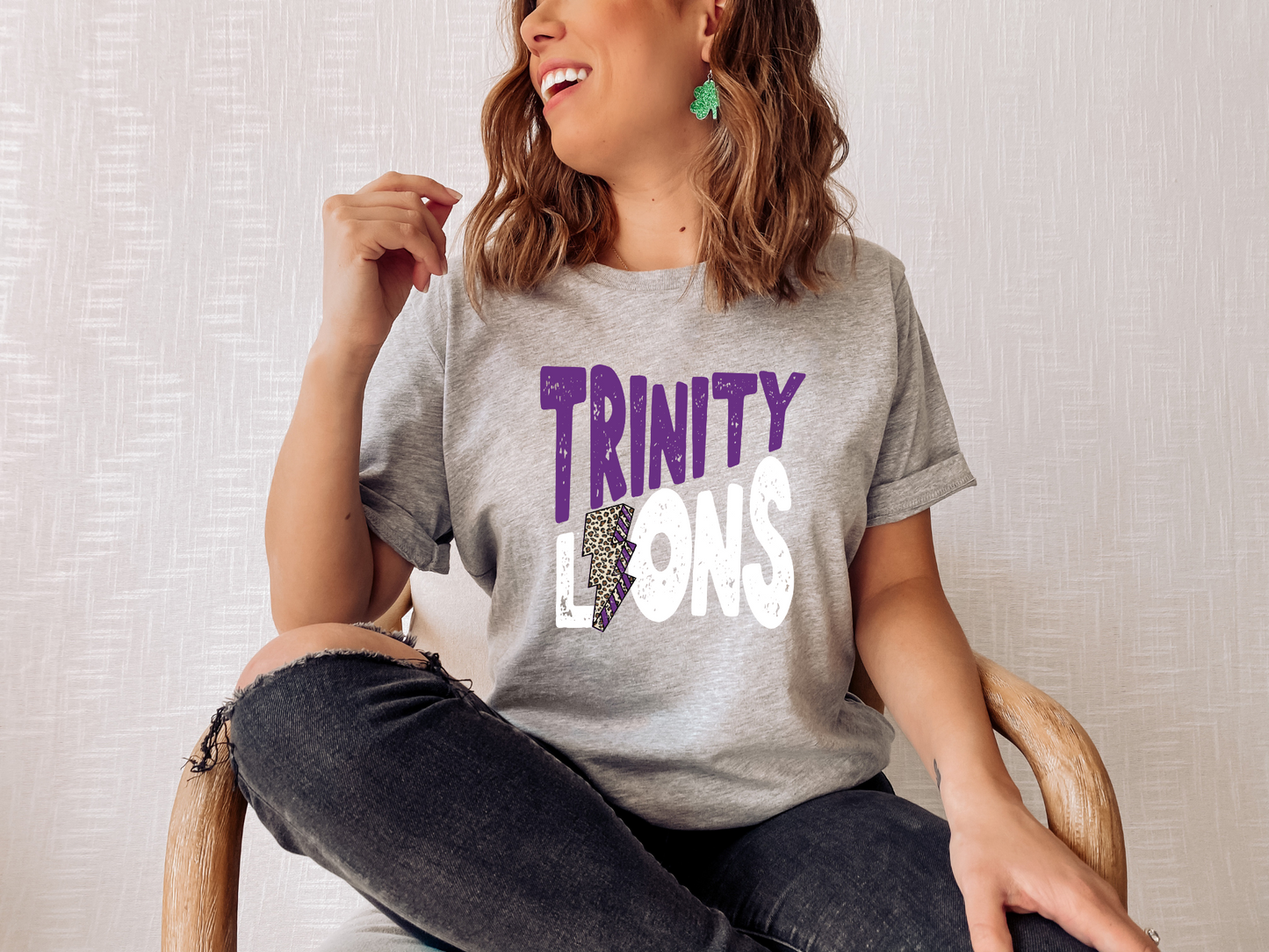 DTF TRINITY LIONS PURPLE/WH LB TRANSFER